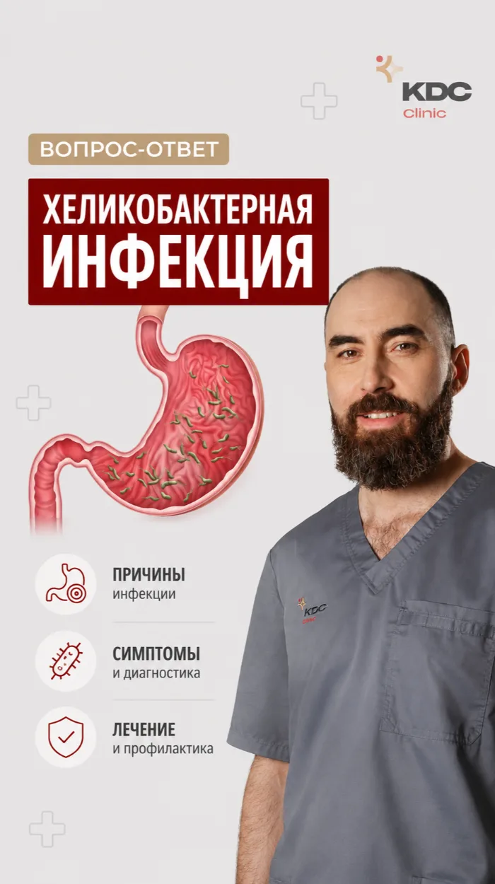 Всё о хеликобактер - лечение, симптомы, диагностика, причины